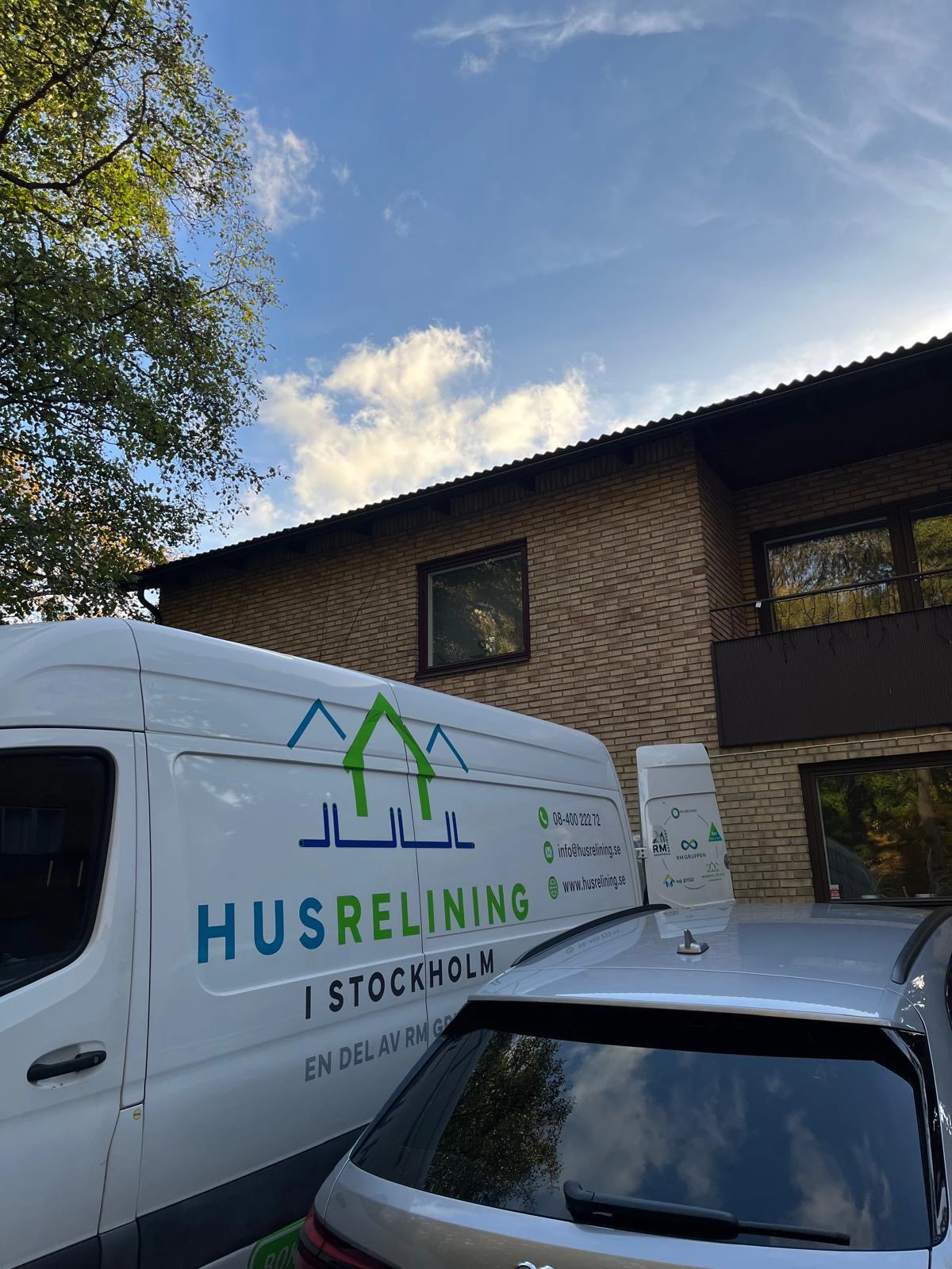 Relining av villa i Solna