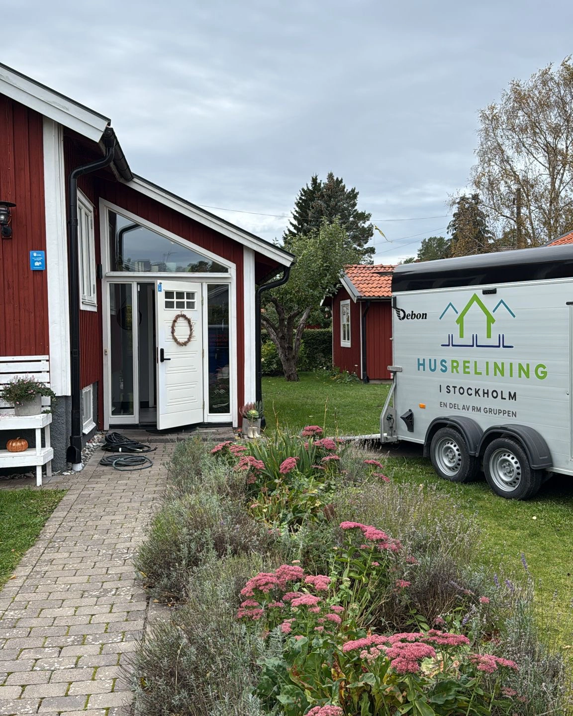 Relining i villa i Sigtuna