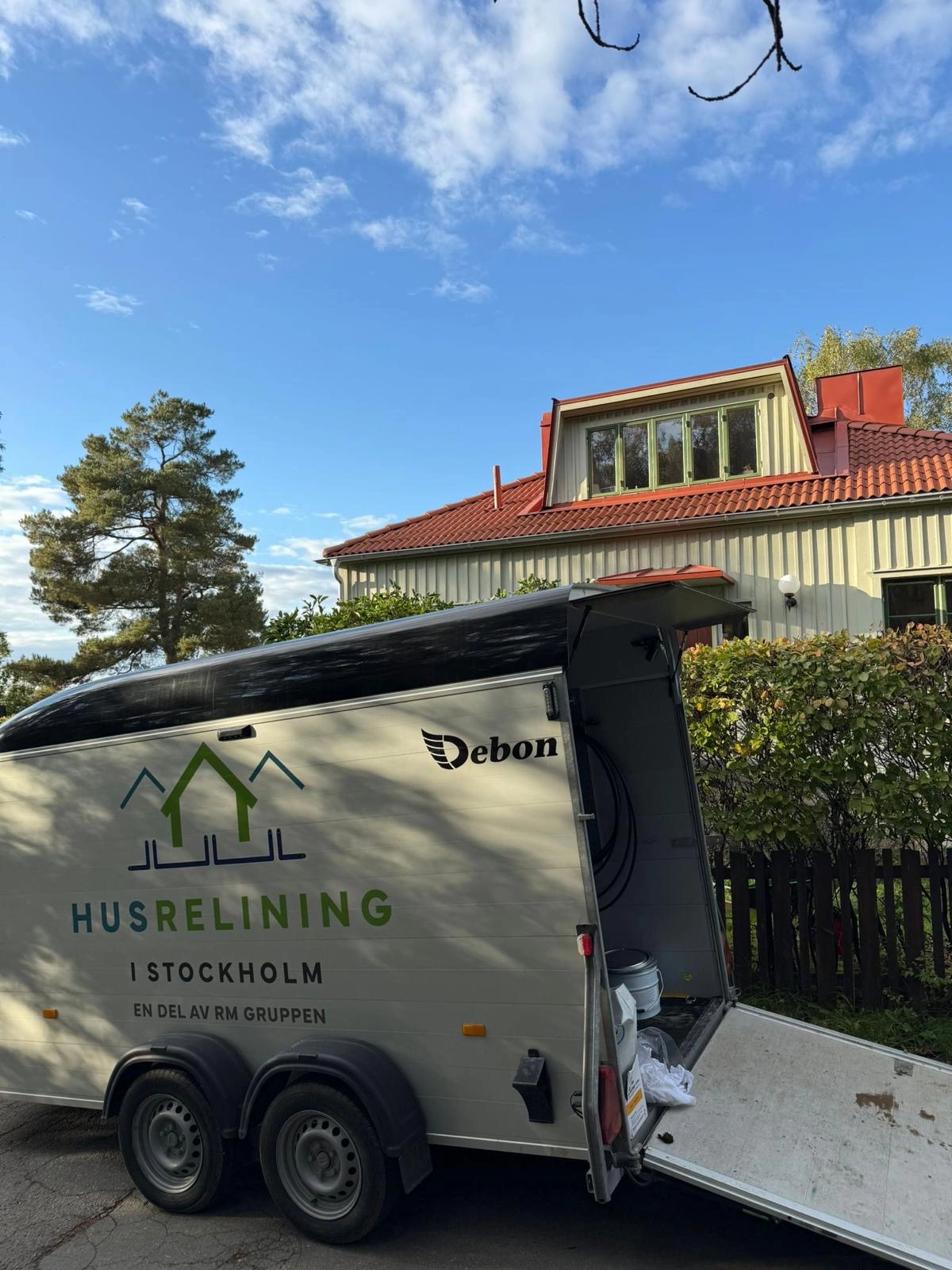 Relining på 100 år gammalt avloppsystem